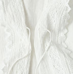 Indian Khadi Lace Cache-Coeur Detail