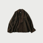 Indian Khadi Lace Cache-Coeur Brown