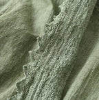 Indian Khadi Lace Cache-Coeur Detail