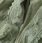 Indian Khadi Lace Cache-Coeur Detail