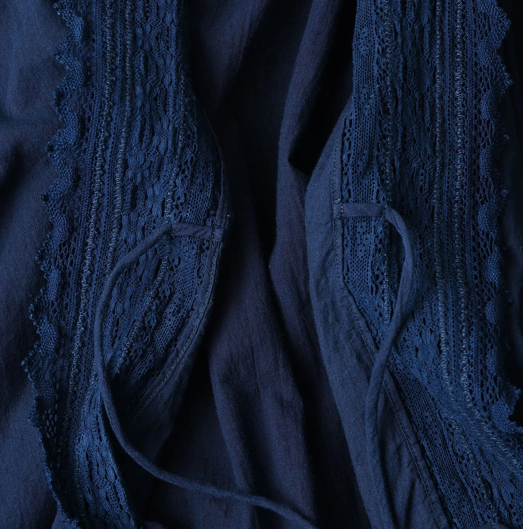 Ai Indian Khadi Lace Cache-Coeur Detail
