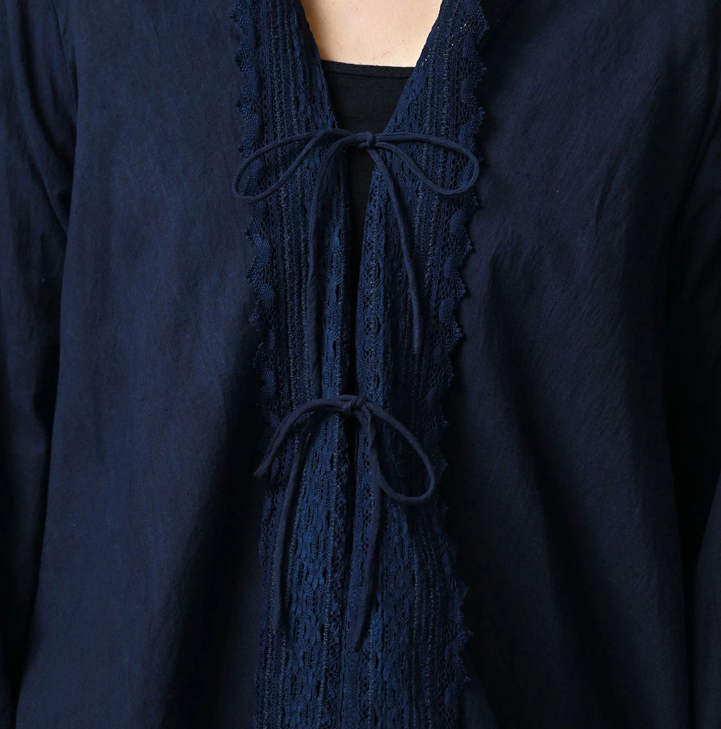Ai Indian Khadi Lace Cache-Coeur Detail