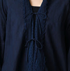 Ai Indian Khadi Lace Cache-Coeur Detail