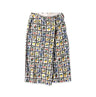 Khadi Fleur Chambre Print Wrapped Skirt White