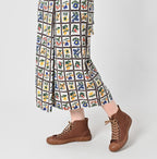Khadi Fleur Chambre Print Wrapped Skirt Female Model