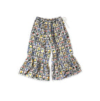 Khadi Fleur Chambre Print Rapper Pants White