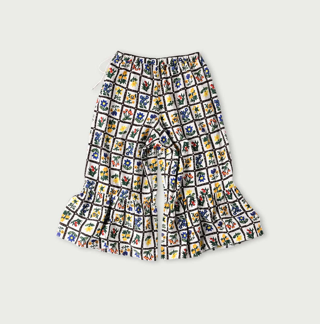 Khadi Fleur Chambre Print Rapper Pants Back