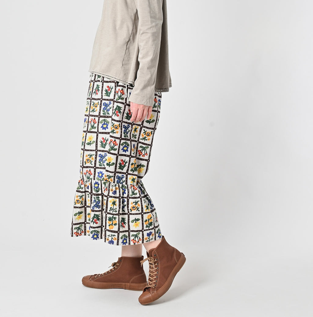 Khadi Fleur Chambre Print Rapper Pants Female