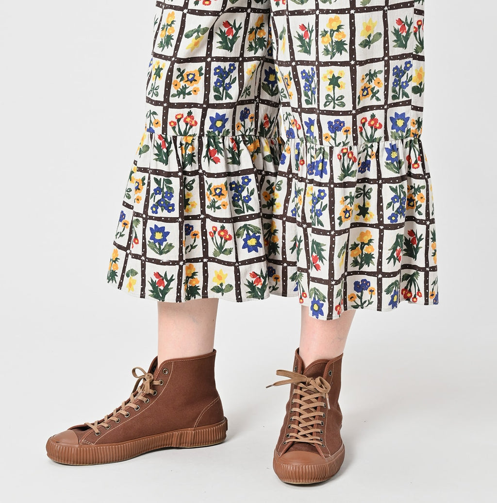 Khadi Fleur Chambre Print Rapper Pants Detail