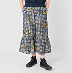 Dungaree Khadi Fleur Chambre Print Rapper Pants Female Model