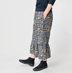 Dungaree Khadi Fleur Chambre Print Rapper Pants Female Model