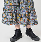 Dungaree Khadi Fleur Chambre Print Rapper Pants Detail