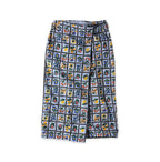 Dungaree Khadi Fleur Chambre Print Wrapped Skirt
