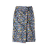 Dungaree Khadi Fleur Chambre Print Wrapped Skirt
