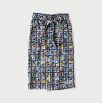 Dungaree Khadi Fleur Chambre Print Wrapped Skirt Back