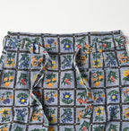 Dungaree Khadi Fleur Chambre Print Wrapped Skirt Detail