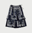 Indigo Bandana Paisley Print Tiered Frill Petit Skirt