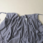 Gauze Gingham Guruguru Skirt Detail