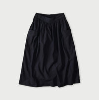Indigo Batiste Easy Apron Skirt