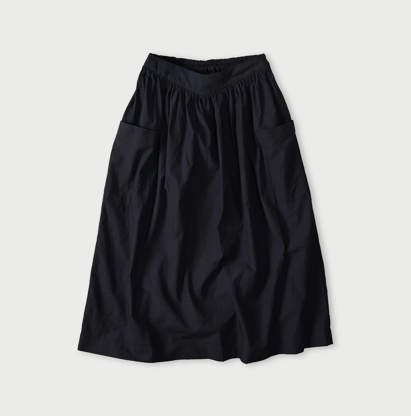 Indigo Batiste Easy Apron Skirt