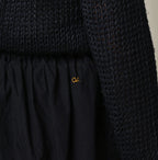 Indigo Batiste Easy Apron Skirt Detail