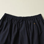 Indigo Batiste Easy Apron Skirt Detail