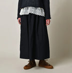 Indigo Batiste Easy Apron Skirt Female Model