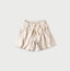 Thin Back Satin Easy Short Pants Antique White