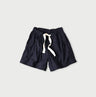 Thin Back Satin Easy Short Pants Navy