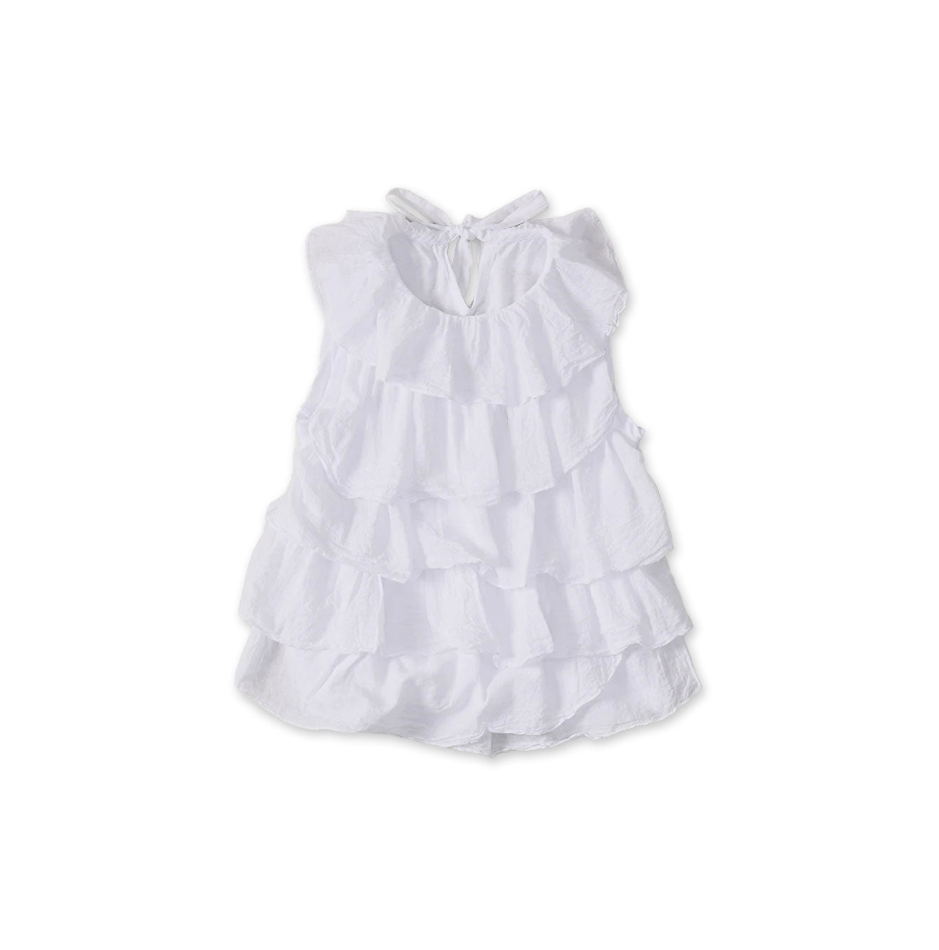 Tenjiku x Gauze Frill Camisole White