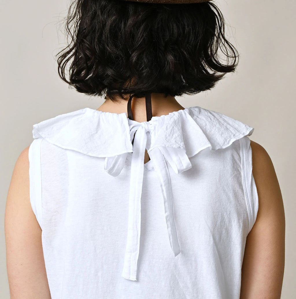 Tenjiku x Gauze Frill Camisole Detail