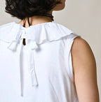 Tenjiku x Gauze Frill Camisole Detail