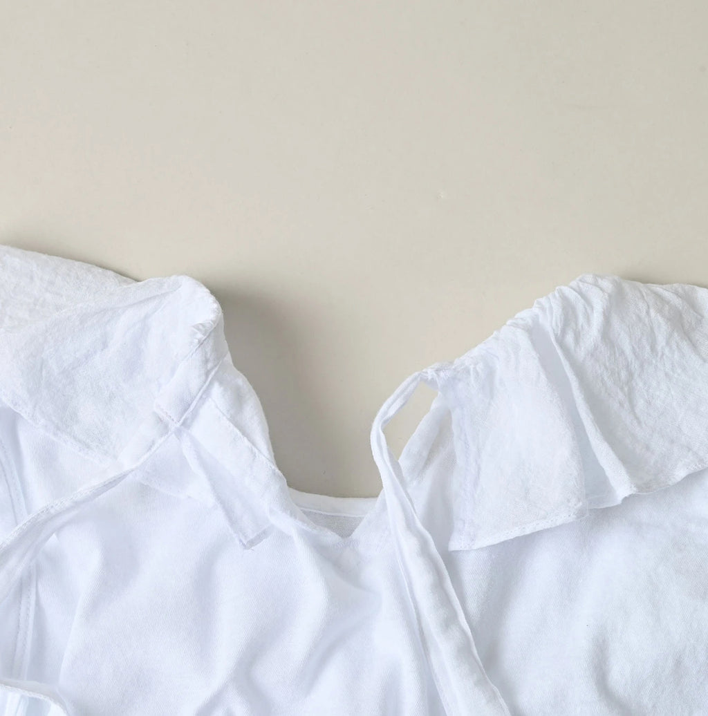 Tenjiku x Gauze Frill Camisole Detail