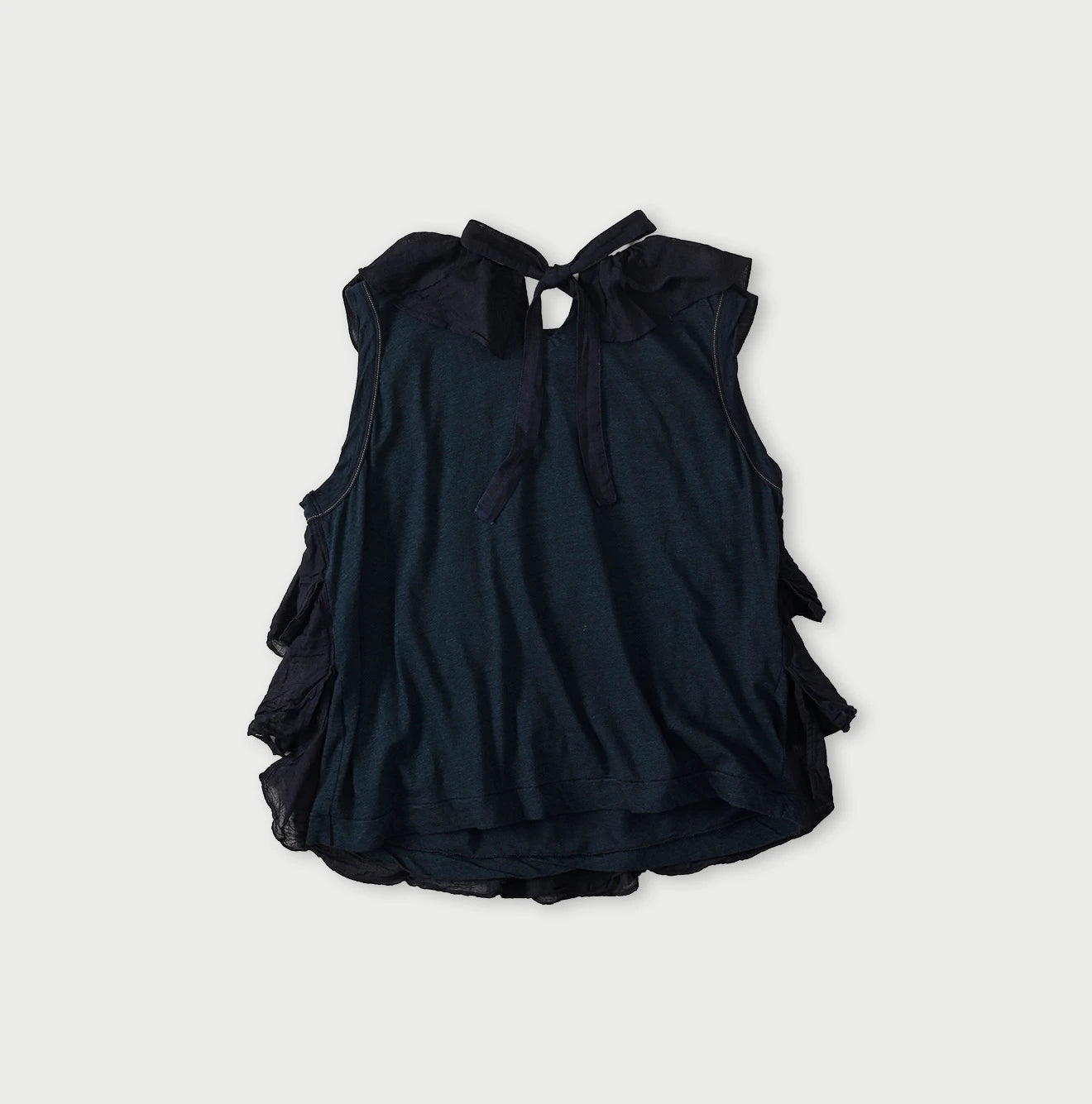 Indigo Tenjiku x Gauze Frill Camisole Back