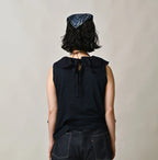 Indigo Tenjiku x Gauze Frill Camisole Female Model