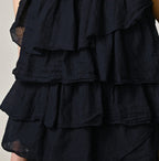 Indigo Tenjiku x Gauze Frill Camisole Detail