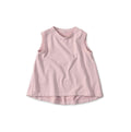 Gauze Urake No Sleeve Top Pale Pink