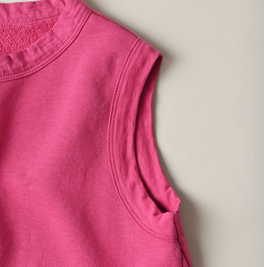 Gauze Urake No Sleeve Top Detail