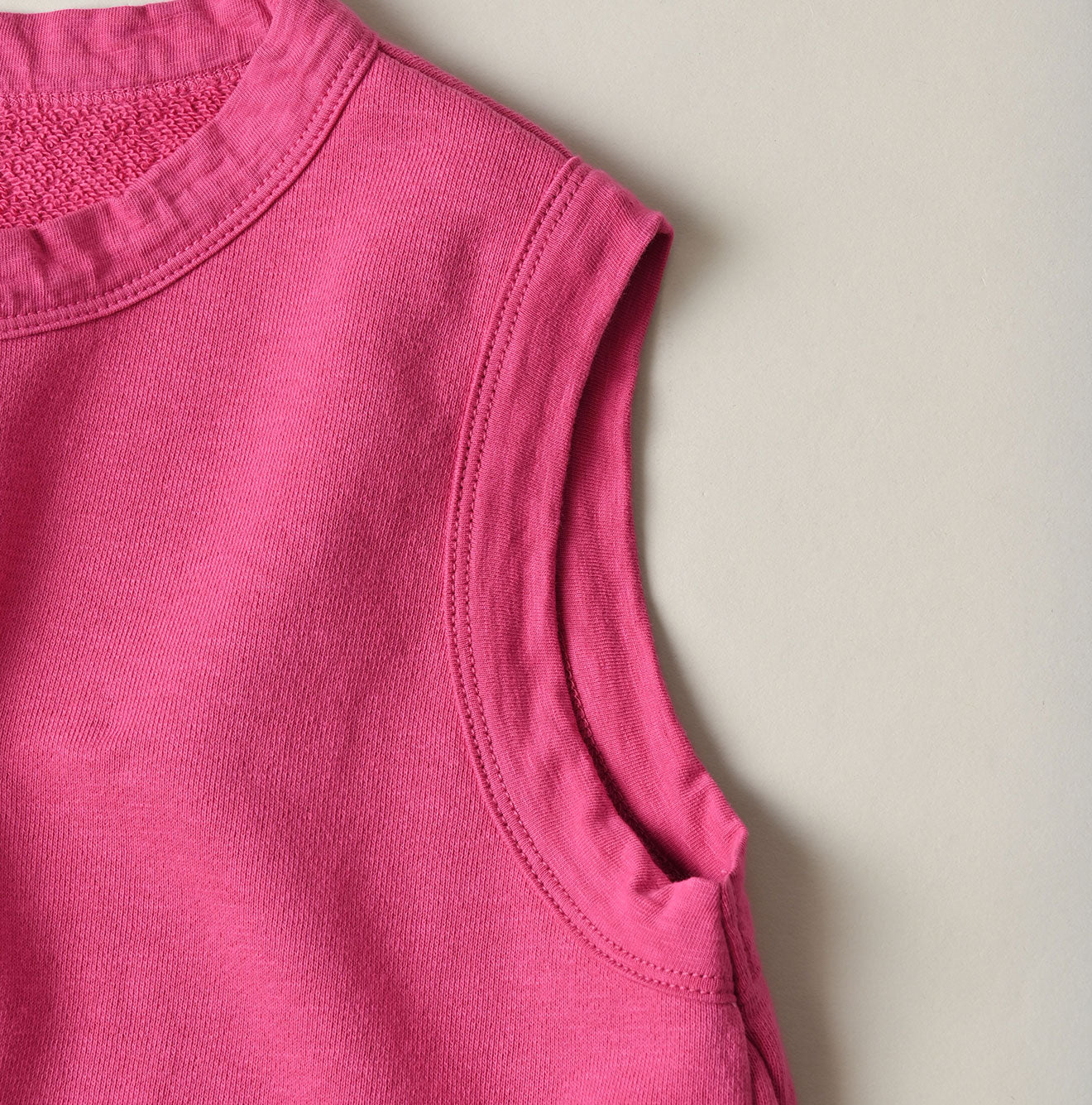 Gauze Urake No Sleeve Top Detail