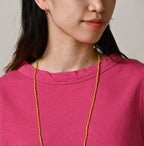 Gauze Urake No Sleeve Top Female Model