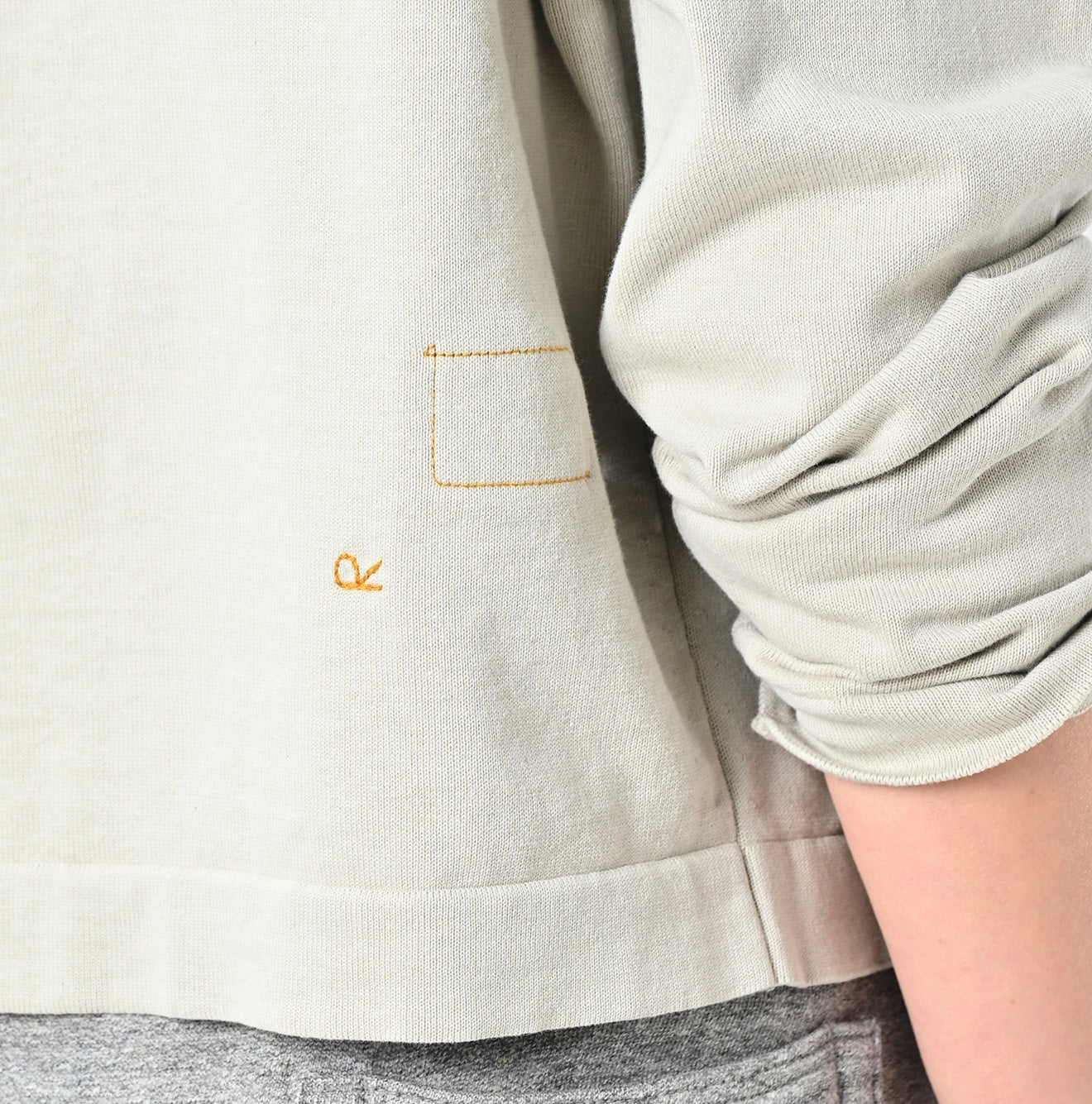 Knitsew Square Cardigan Detail