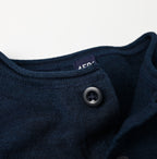 Indigo Knitsew Square Cardigan Detail