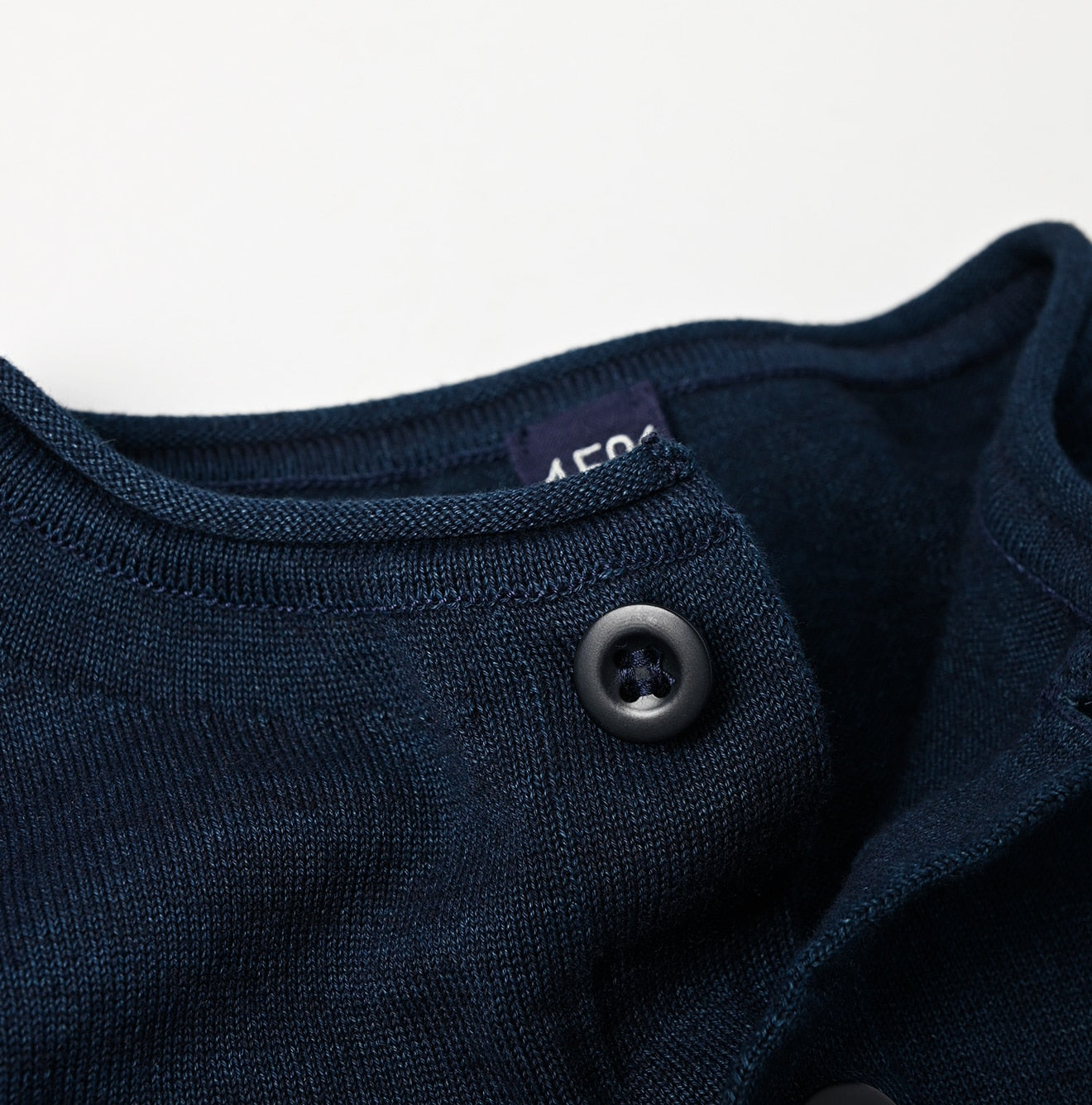 Indigo Knitsew Square Cardigan Detail