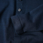 Indigo Knitsew Square Cardigan Detail