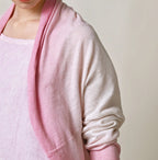 Sakura Gradation Dyed Super Gauze Bolero Detail