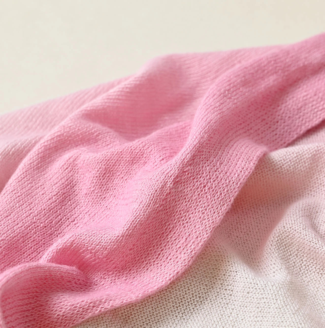 Sakura Gradation Dyed Super Gauze Bolero Detail