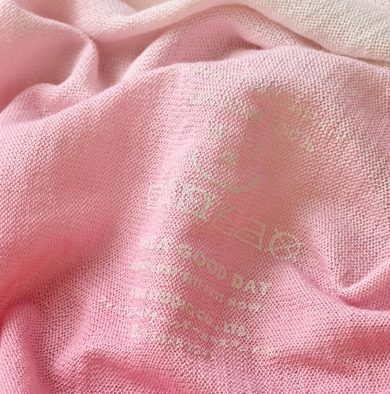 Sakura Gradation Dyed Super Gauze Bolero Detail