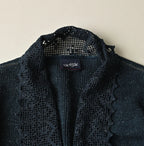 Indigo Knitsew Bolero Detail