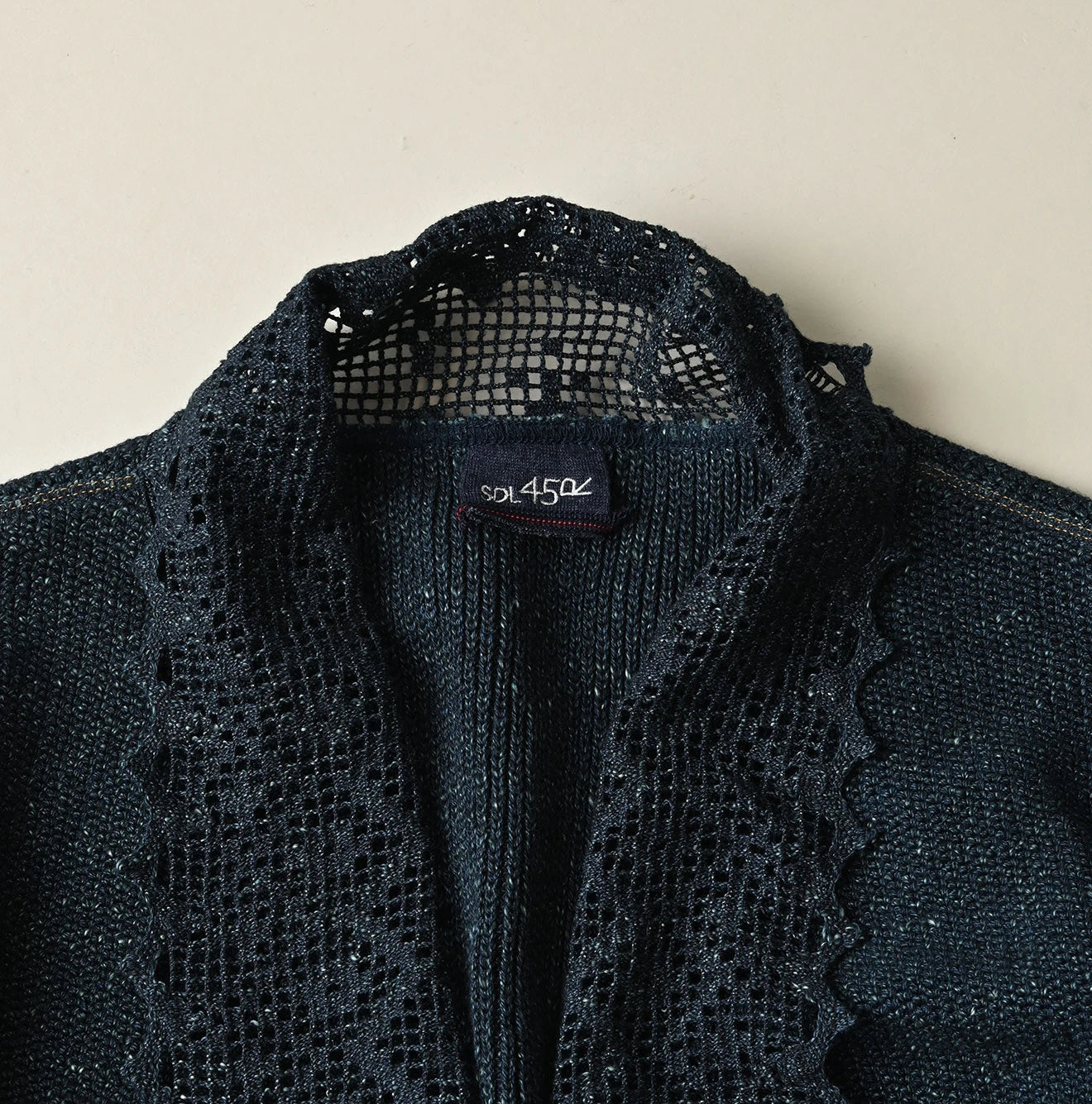 Indigo Knitsew Bolero Detail