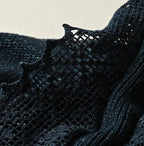 Indigo Knitsew Bolero Detail